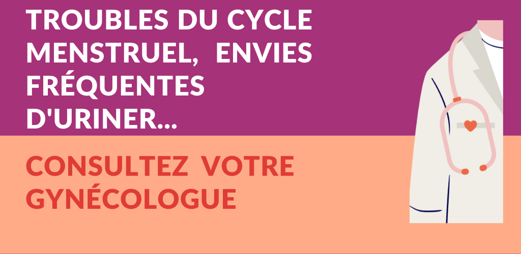 les symptômes les plus fréquents des fibromes utérins sont les troubles du cycle menstruel, les envies fréquentes d'uriner par exemple