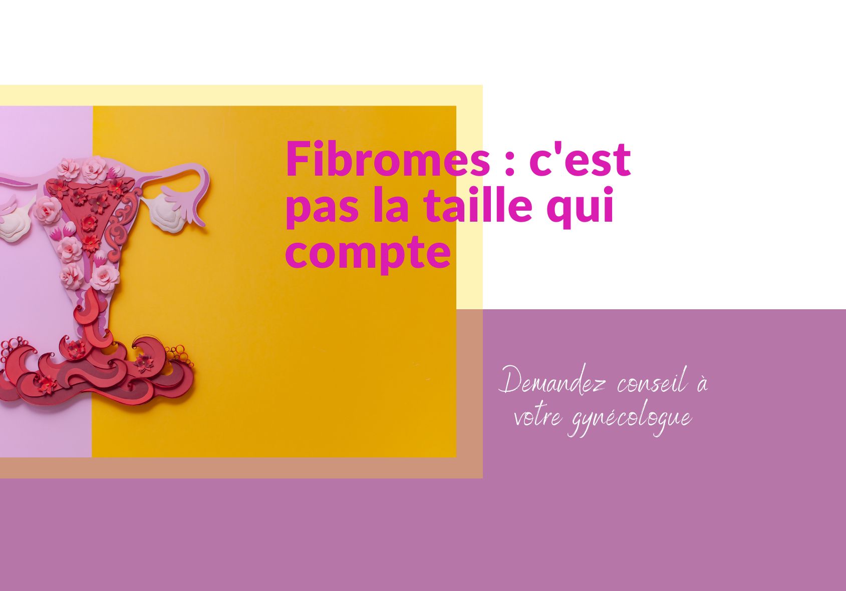 Fibromes ce n’est pas la taille qui compte