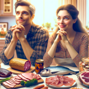 illustration d'un Couple qui fait un régime ionique pour choisir le sexe de leur bébé Couple qui fait un régime ionique pour choisir le sexe de leur bébé